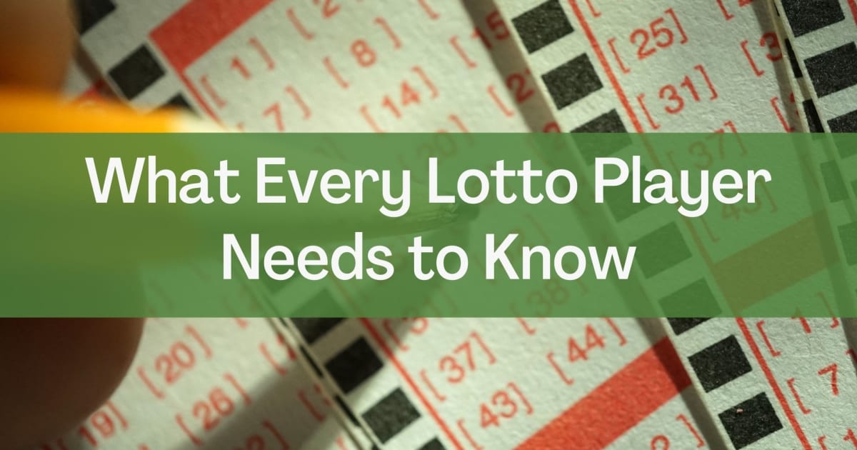 Amit minden lottójátékosnak tudnia kell