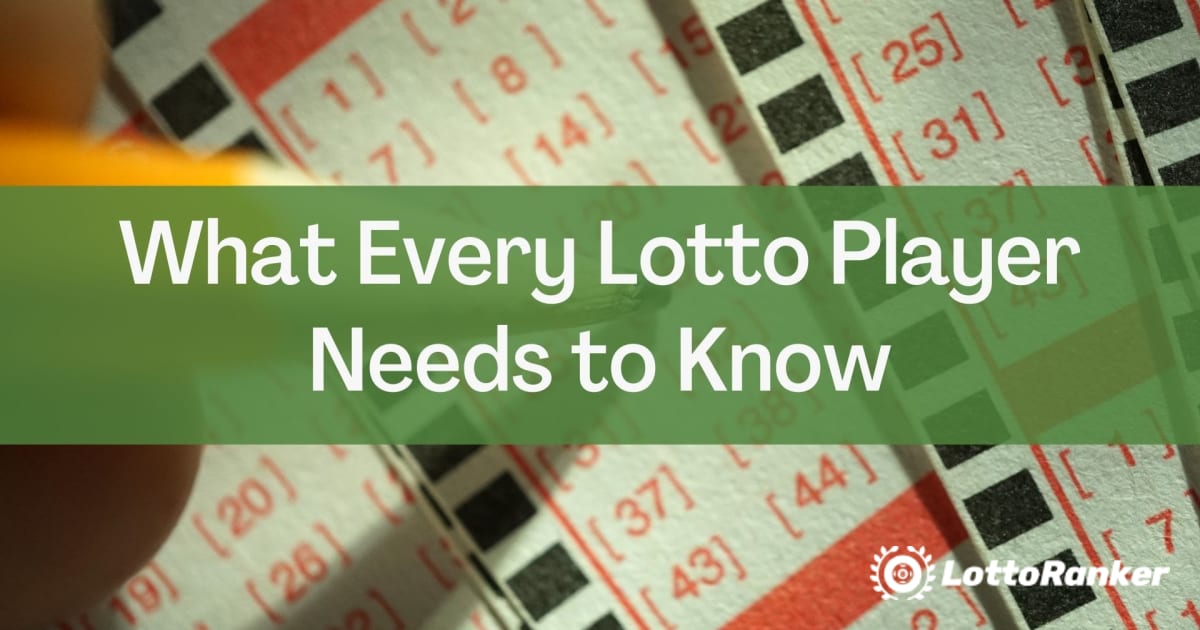 Amit minden lottójátékosnak tudnia kell